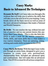 3 DVD Set Female Women Tournament Karate Bo Staff Training - Casey Marks